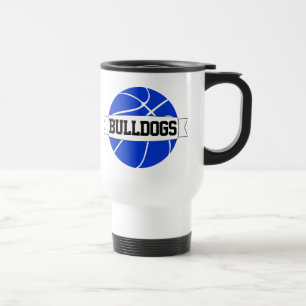 Mug De Voyage Blue Basket Coach Personnalisé Nom de l'équipe Spo