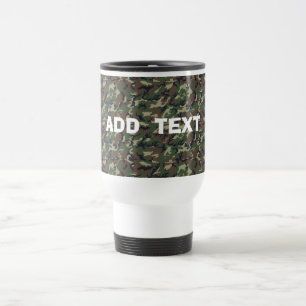 Mug De Voyage Bois de Camouflage