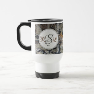 Mug De Voyage Bois de Conduite photo Fancy Nature initiale