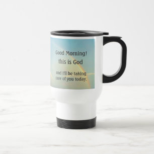 Mug De Voyage "Bonjour, c'est Dieu !