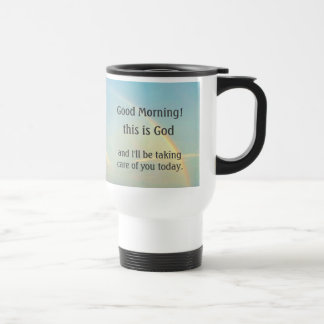 Mug De Voyage "Bonjour, c'est Dieu !