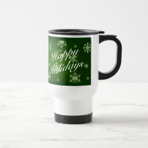 Mug De Voyage Bonnes fêtes articles assortis - vert