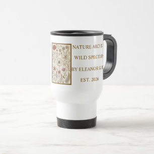 Mug de voyage botanique d'académie sombre vintage
