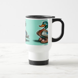Mug De Voyage Bottes de canard au travail