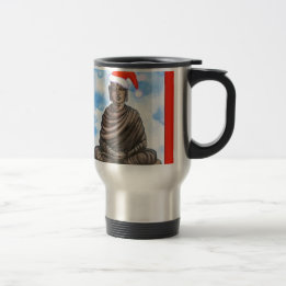 Mug De Voyage Bouddhisme - Bouddha - casquette de Joyeux Noël