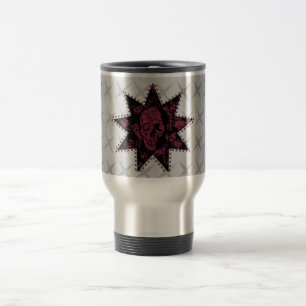 Mug De Voyage Boue crânienne (rose foncé)