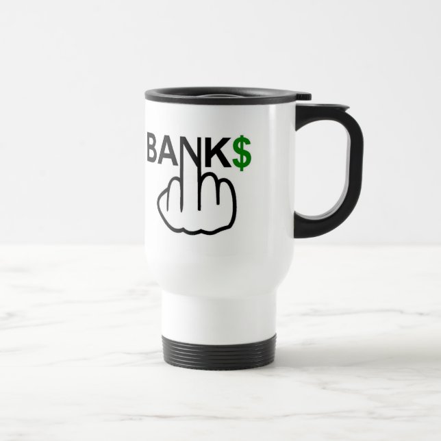 Mug De Voyage Boug Bird Flipping Bank S Corrompu (Droite)