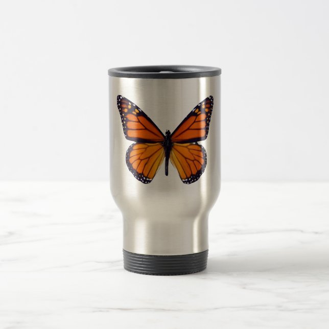 Mug De Voyage Boug de voyage à papillon orange (Centre)