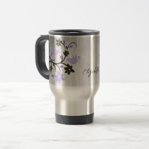 Mug De Voyage Boug de voyage personnalisé pourpre Lovebirds