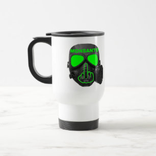 Mug De Voyage Boug Oiseau renverser Monsanto Masque gaz Retourne
