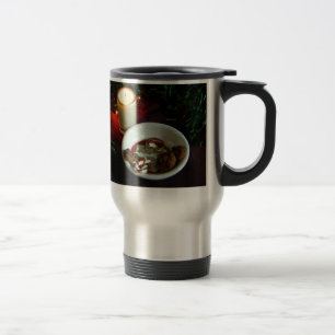 Mug De Voyage Bougie V de biscuit de Noël