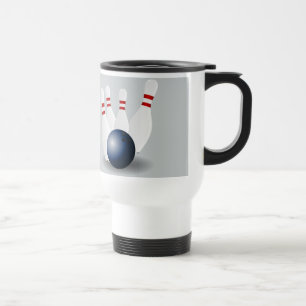 Mug De Voyage Boule de bowling et broches Animées