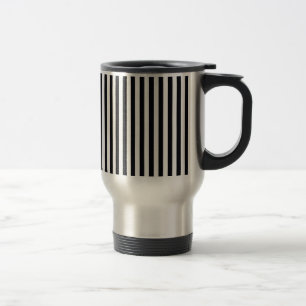 Mug De Voyage Boutique Stripes Noir -