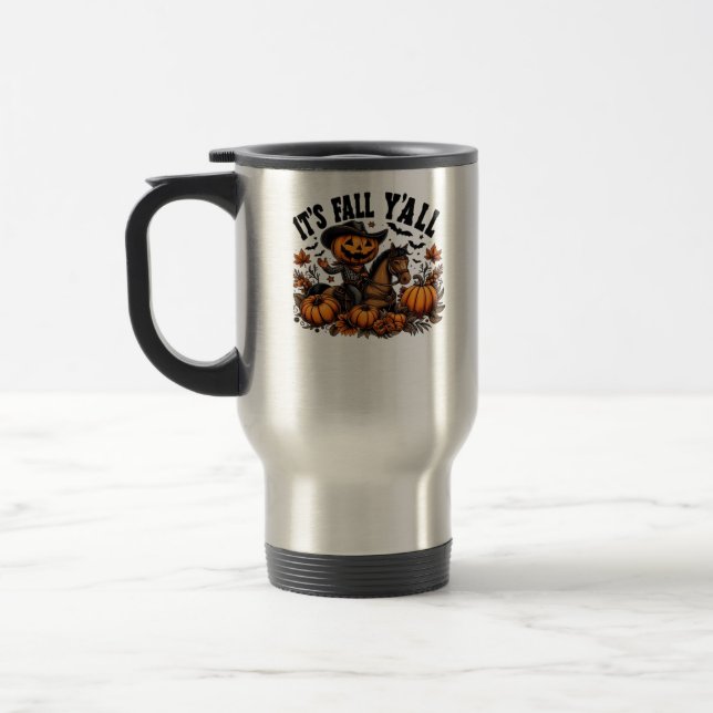 Mug De Voyage C’est l’Halloween de l’automne Y’all rétro (Gauche)