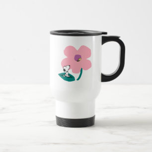 Mug De Voyage cacahuètes Illustration Nature Rose Flower