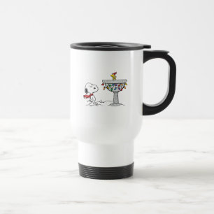 Mug De Voyage cacahuètes Snoopy & Woodstock Froid Birdbath