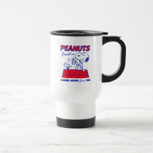 Mug De Voyage cacahuètes Snoopy & Woodstock penché autour