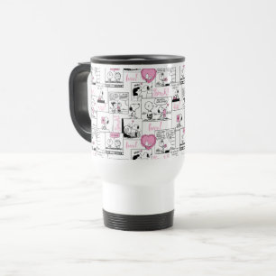 Mug De Voyage cacahuètes Valentine Heart Love Motif