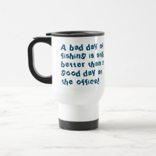 Mug De Voyage Cadeau de pêcheur avec citation de pêche