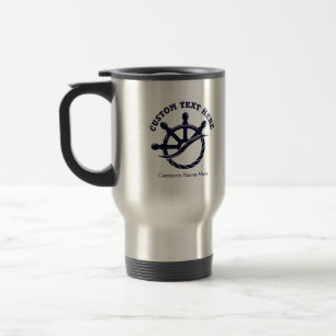 Mug De Voyage Cadeau nautique de bateau de capitaine personnalis