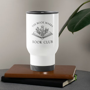 Mug De Voyage Cadeau personnalisé au nom du club de lecture