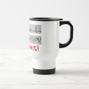 Mug De Voyage Cadeaux cardiaques drôles de bande de rythme