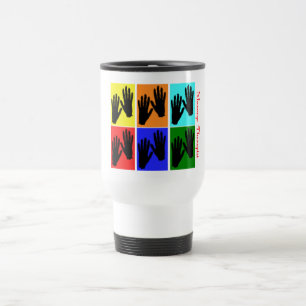 Mug De Voyage Cadeaux d'art de bruit de thérapeute de massage