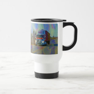 Mug De Voyage Cadeaux de CAMIONNEURS d'INSTALLATION de CAMION de