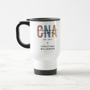 Mug De Voyage Cadeaux de l'adjoint infirmier certifié rétro de l