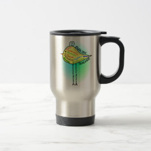 Mug De Voyage Cadeaux de "oiseau de grammaire" de professeur