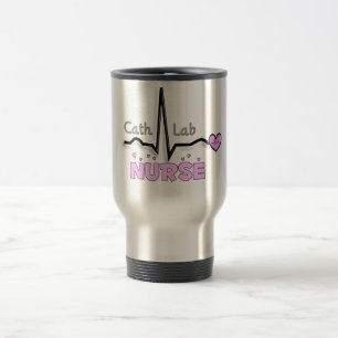 Mug De Voyage Cadeaux d'infirmière de laboratoire de cathédrale