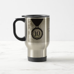 Mug De Voyage Cadeaux en pierre d'anniversaire âgés par Faux des