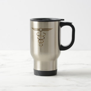 Mug De Voyage Caduceus Art Déco