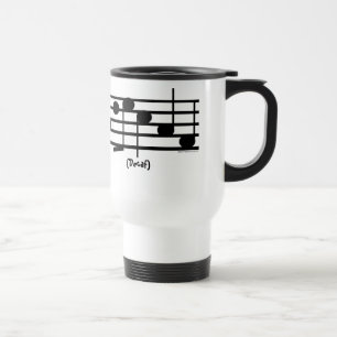 Mug De Voyage Café de clef triple de "Decaf"/récipient de thé