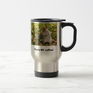Mug De Voyage Café de voyage d'écureuil