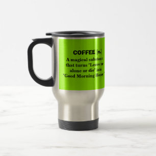Mug De Voyage Café - une substance magique