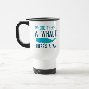 Mug De Voyage Calembour marin drôle de biologie où il y a une