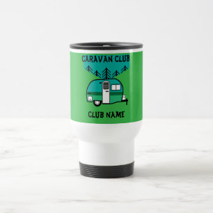Mug De Voyage Campers Joyeux Caravane Drôle Caravanes Deux Tones