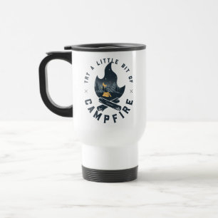 Mug De Voyage Camping cool Camper Feu de Campement Sous Les Mont