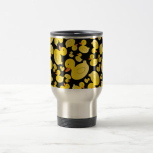 Mug De Voyage Canards en caoutchouc noirs mignons
