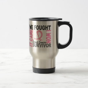 Mug De Voyage Cancer du sein du survivant 5