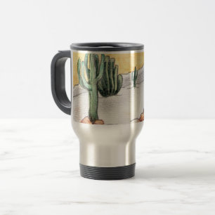 Mug De Voyage Canette Thermique - Cactus