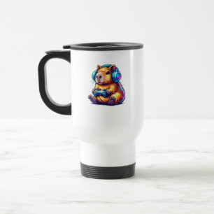 Mug De Voyage Capybara de jeu mignon