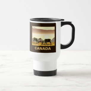 Mug De Voyage Caribou Duel - Canada