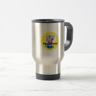 Mug De Voyage Carnet de jeu de requin amusant avec des jetons de