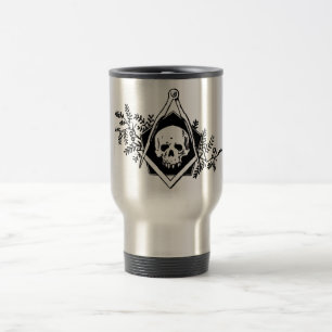 Mug De Voyage Carré et boussoles de mortalité