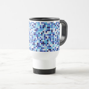 Mug De Voyage Carrelage de la piscine, Carrelage en mosaïque ble