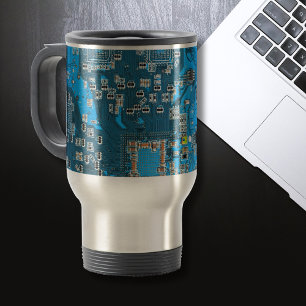 Mug De Voyage Carte circuit bleu circuit imprimé à circuit impri