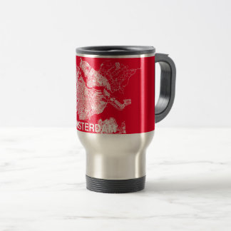 Mug De Voyage carte d'Amsterdam