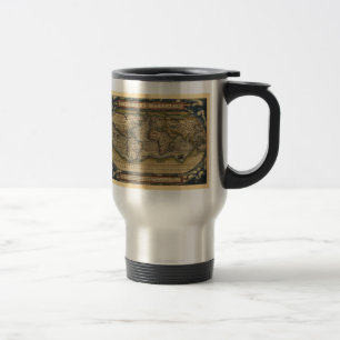 Mug De Voyage Carte du monde Vintage Atlas Conception historique